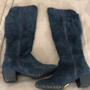 NWT Blue Suede Boots!!!